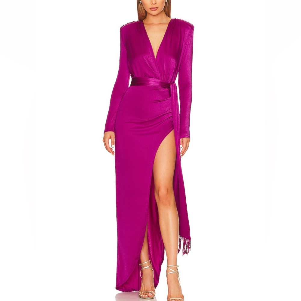 Bronx & Banco Magenta Maxi Dress